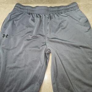 Under Armour Pants Mens XL Wide Leg Loose Activewear Track Gym Athletic‎ Gray